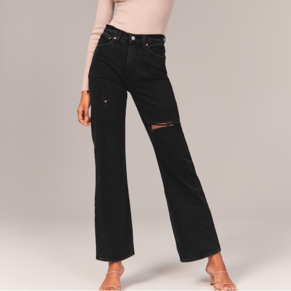 ABERCROMBIE LONG RELAXED JEANS